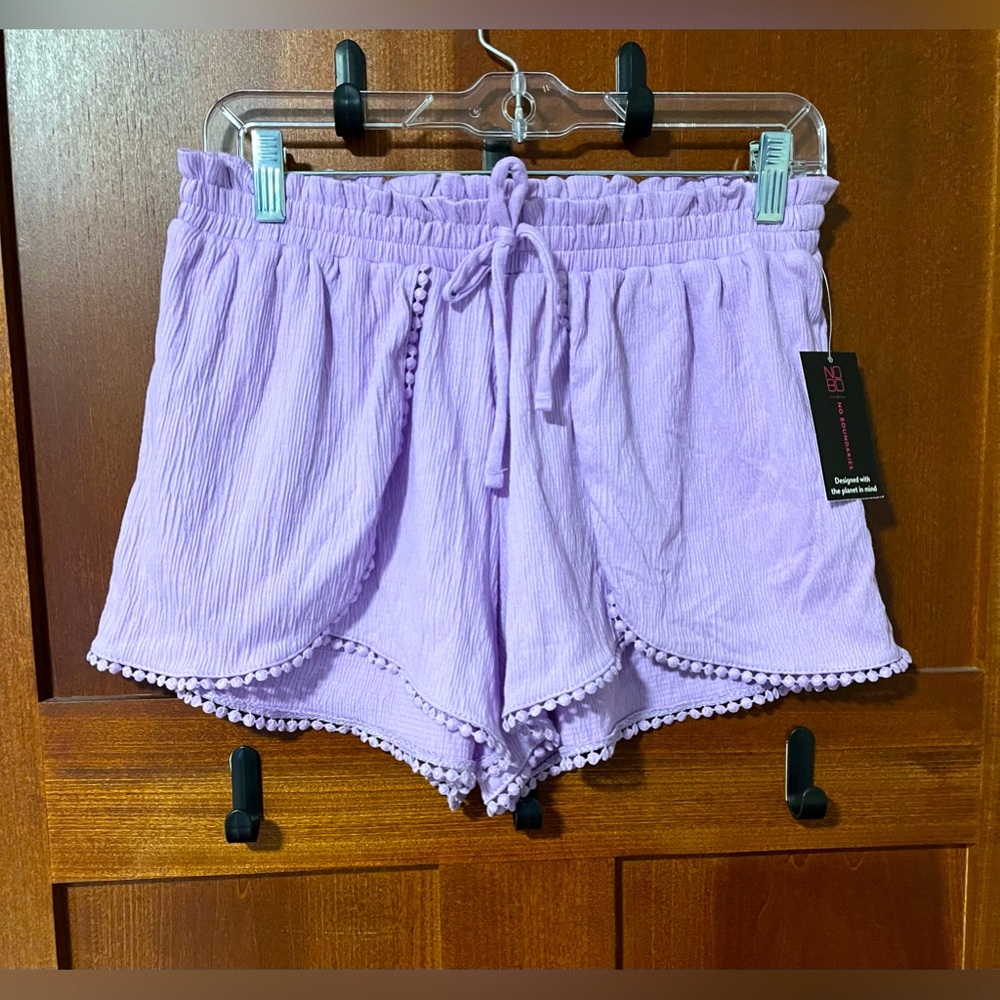No Boundries Purple Skort Style Shorts
